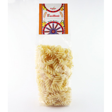 pasta grano duro siciliano-fusilloni 250gr GUSTO ETNA