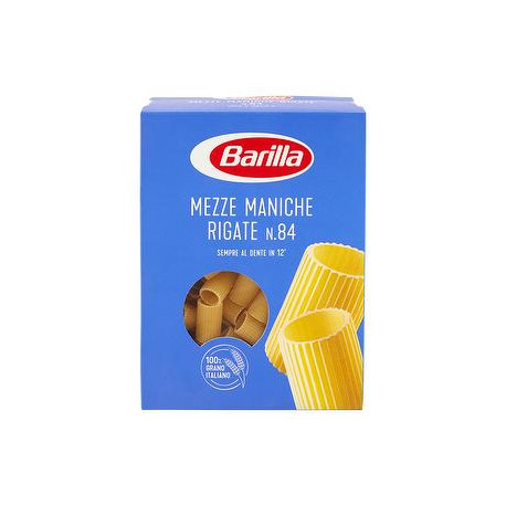 Mezze maniche rigate pasta di semola BARILLA 500gr