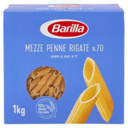 Mezze penne rigate pasta di semola BARILLA 1kg