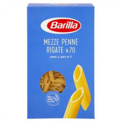 Mezze penne rigate pasta di semola BARILLA 500gr