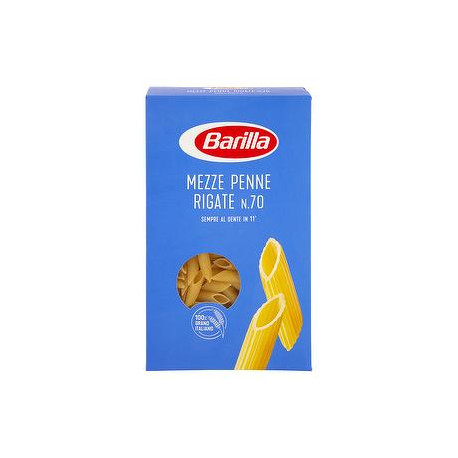 Mezze penne rigate pasta di semola BARILLA 500gr