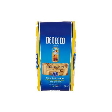 Sedani rigati pasta di semola DE CECCO 500gr