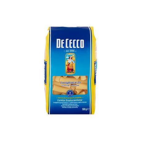 Tortiglioni pasta di semola DE CECCO 500gr