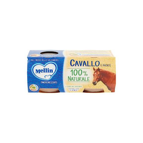 Omogeneizzati alla carne Mellin cavallo conf. 80 g x 2 pezzi