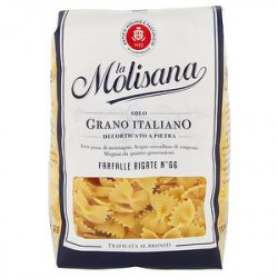 Farfalle rigate nr66  pasta di semola LA MOLISANA 500gr