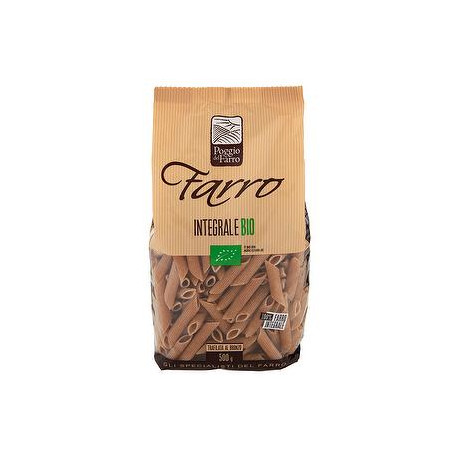 Penne rigate di farro integrali bio POGGIO DEL FARRO 500gr