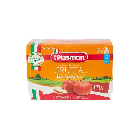 Omogeneizzati Sapori Di Natura PLASMON mela conf. 100 g x 4 pezzi