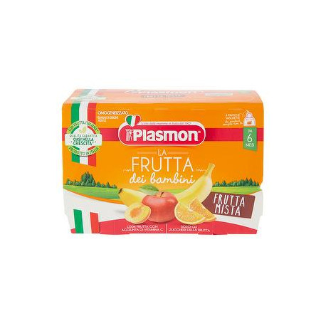 Omogeneizzati Sapori Di Natura PLASMON frutta mista conf. 100 g x 4 pezzi -  Spesaldo la spesa online su Roma e Lazio