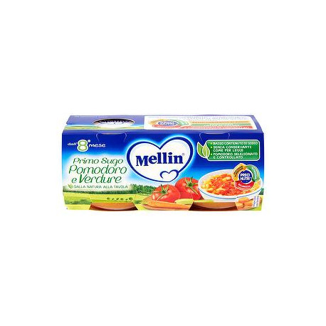 Pomodoro e verdure i primi sughi MELLIN conf. 80g x 2 pezzi