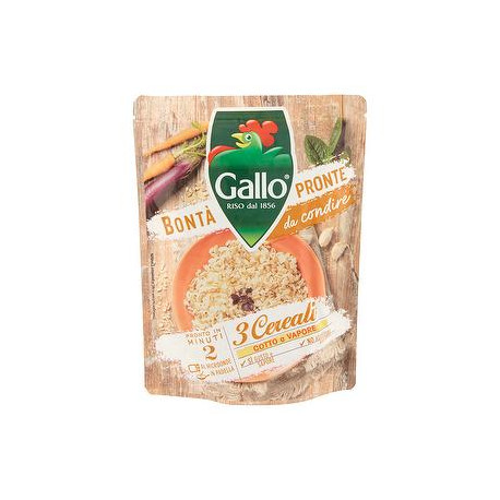 3 Cereali bontà pronte da condire expresso GALLO 250 g