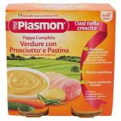 Pappa PLASMON prosciutto cotto + pastina 190g