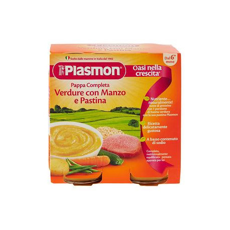 Pappa PLASMON manzo e pastina 190g