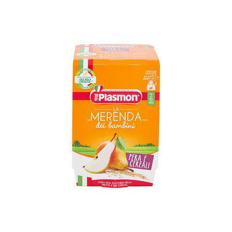 Merenda PLASMON pera e cereali conf. 120g X 2 pezzi