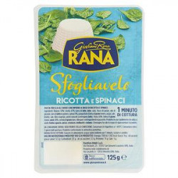 Tortellini sfogliavelo GIOVANNI RANA ricotta e spinaci 125gr