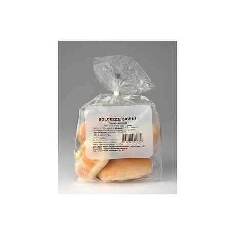 Panino morbido DOLCEZZE SAVINI 175g conf. da 5 pezzi