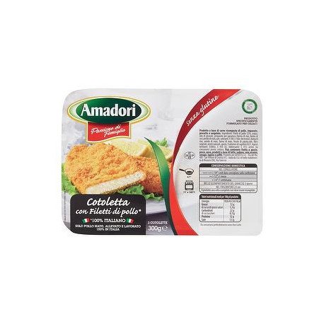 Cotoletta di pollo AMADORI senza glutine 300gr