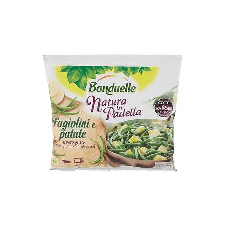 Natura in padella BONDUELLE fagiolini e patate 450gr