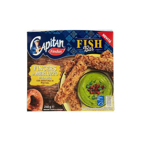 Fingers di merluzzo d'Alaska Capitan FINDUS 240gr