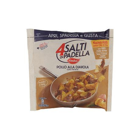 4 Salti in Padella Pollo alla diavola con patate FINDUS 500gr