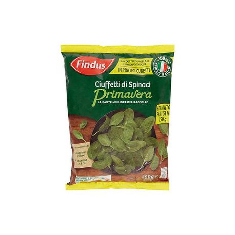 Ciuffetti di Spinaci Primavera FINDUS 750gr