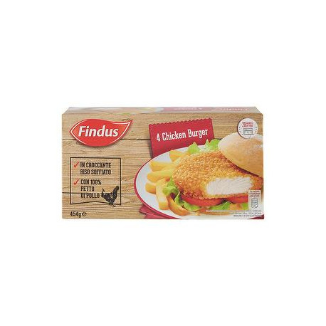 Chicken burger FINDUS 454gr