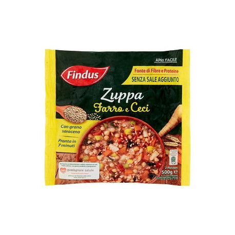 Zuppa di farro e ceci FINDUS con grano saraceno 500gr