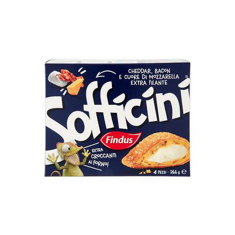 Sofficini FINDUS cheddar & bacon più mozzarella limited edition 266gr conf. da 4 pezzi