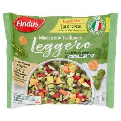 Minestrone Tradizionale Leggero FINDUS con verdure igp e dop senza patate e fagioli 700gr