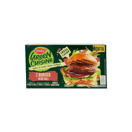 Burger vegetali Green Cuisine FINDUS 200gr