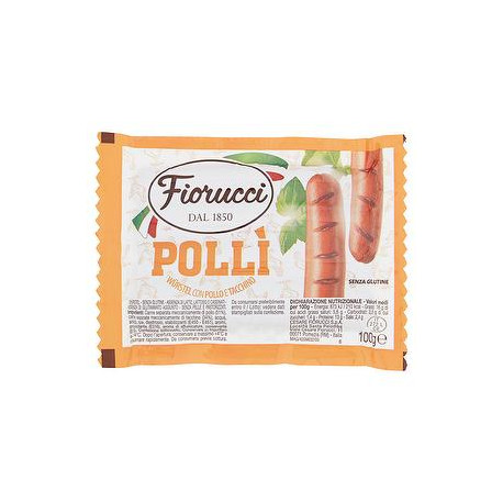 Würstel Pollì FIORUCCI con pollo e tacchino 100gr