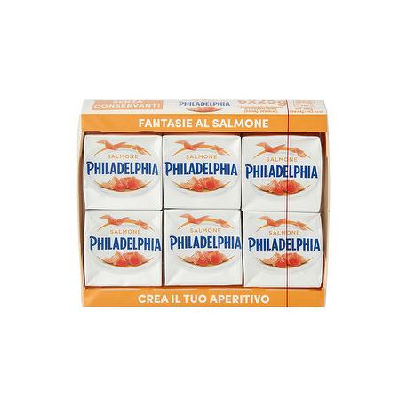 Fantasie PHILADELPHIA al salmone conf. 25gr x 6 pezzi