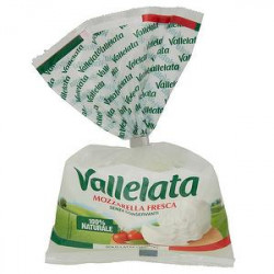 Mozzarella fresca VALLELATA 100% naturale take away 180gr