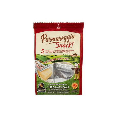 Snack di Parmigiano Reggiano PARMAREGGIO conf. 20gr x 5 pezzi