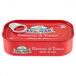 Filettoni di Tonno ÀS DO MAR all'olio di oliva 120gr