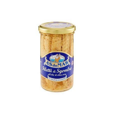 Filetti di sgombro ÀS DO MAR all'olio di oliva 250gr