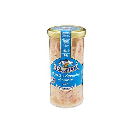 Filetti di sgombro ÀS DO MAR al naturale 150gr