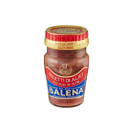 Filetti alici BALENA cantabrico 80gr