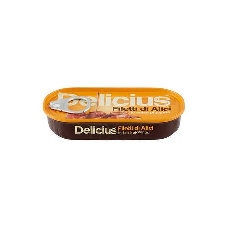 Filetti di alici DELICIUS in salsa piccante 50gr