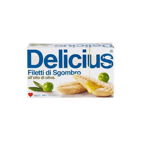 Filetti di sgombro DELICIUS all'olio di oliva 125gr