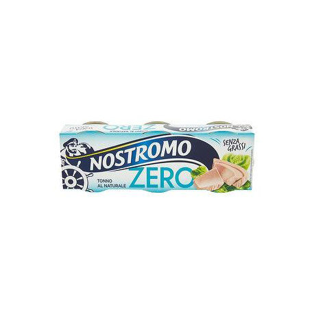 Tonno zero NOSTROMO al naturale conf. 65gr x 3 pezzi