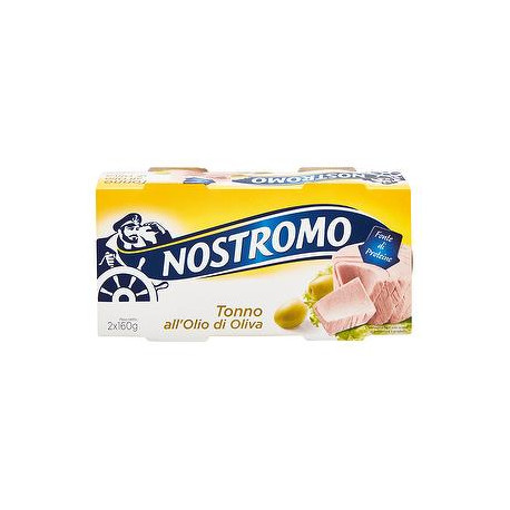 Tonno NOSTROMO all'olio d'oliva conf. 160gr x 2 pezzi