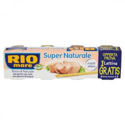 Tonno RIO MARE super naturale conf. 56gr x 3 pezzi + 1 gratis