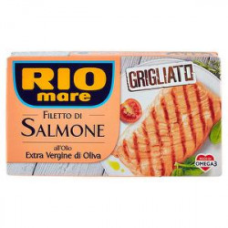 Filetto di salmone grigliato RIO MARE  all'olio extra vergine di oliva 125gr