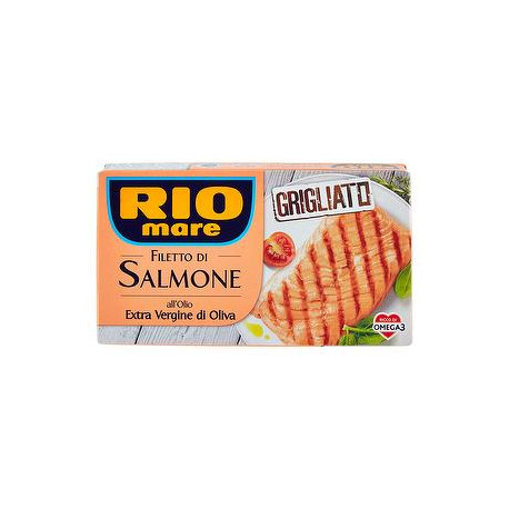 Filetto di salmone grigliato RIO MARE  all'olio extra vergine di oliva 125gr