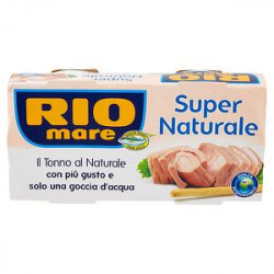 Tonno super naturale RIO MARE conf. da 112gr x 2 pezzi