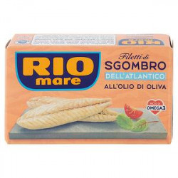 Filetti di sgombro dell'Atlantico RIO MARE all'olio di oliva 125gr