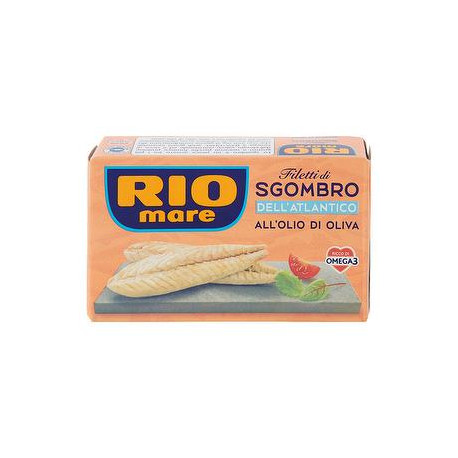 Filetti di sgombro dell'Atlantico RIO MARE all'olio di oliva 125gr