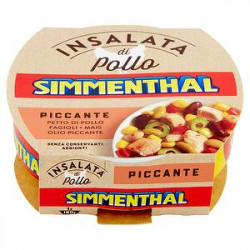 Insalate di pollo SIMMENTHAL fagioli e olio piccante 160gr