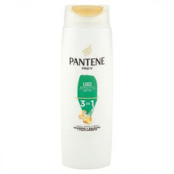 Shampoo + balsamo + trattamento 3 in 1 PANTENE lisci effetto seta 225ml