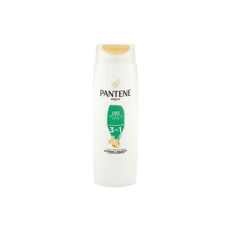 Shampoo + balsamo + trattamento 3 in 1 PANTENE lisci effetto seta 225ml